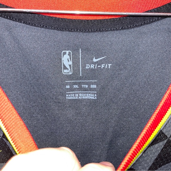 Nike Trae Young Atlanta Hawks Authentic Swingman Icon City Jersey 2XL 864457 017 - Picture 5 of 8